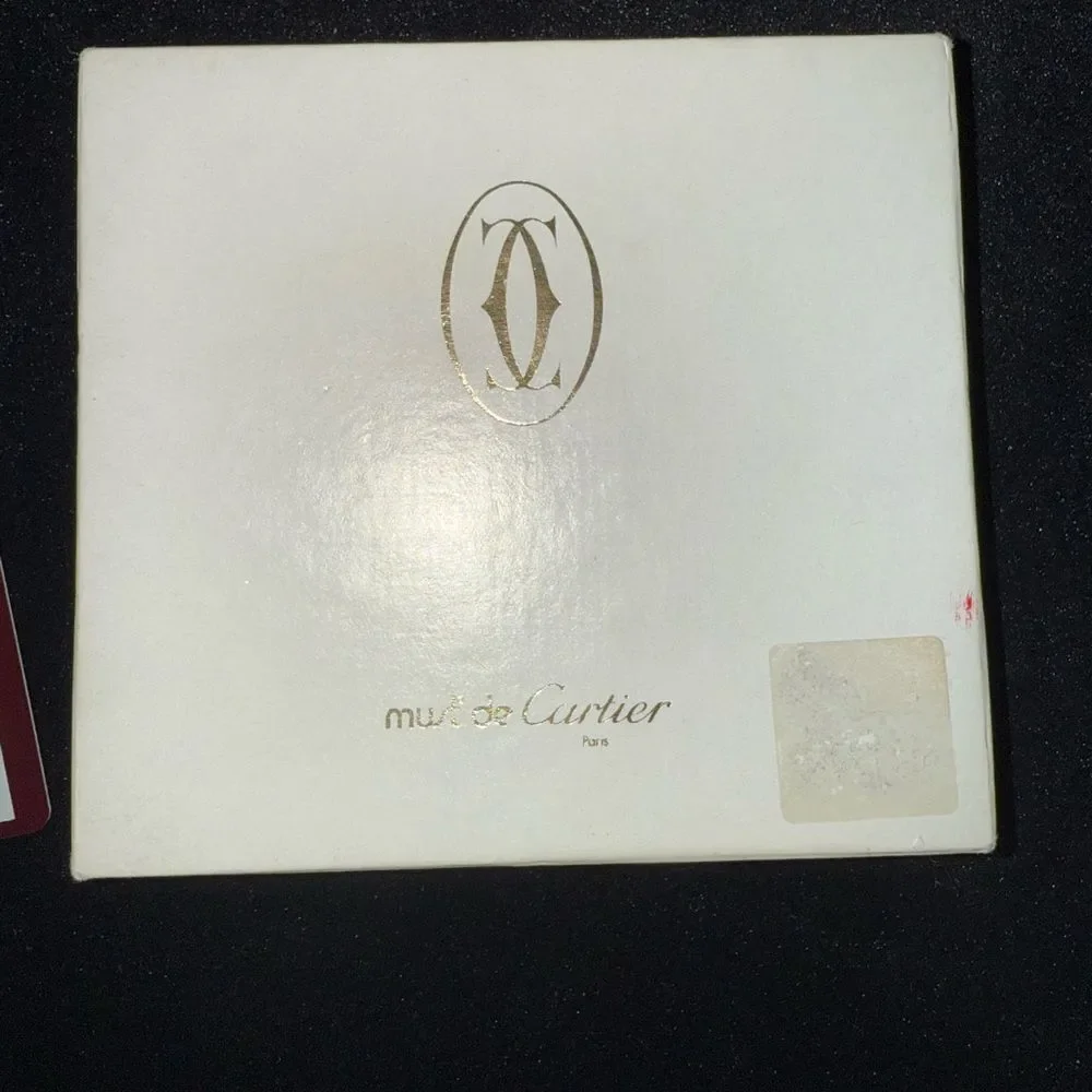 Never used Cartier red burgundy wallet comes with original box